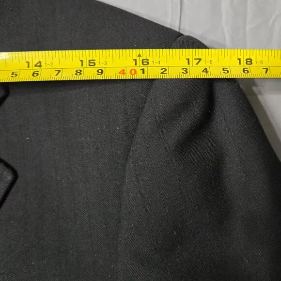 Zara Size 36 Mens Black Suit Blazer Coat - Picture 8 of 8